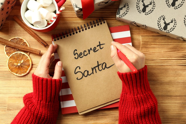 secret santa gift and note