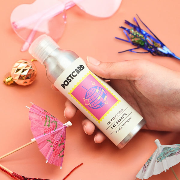 rooftop disco bottle of dry shampoo