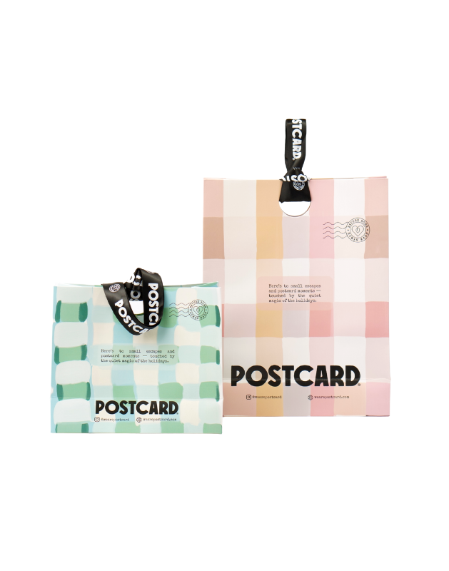 POSTCARD Ribbon Gift Bag