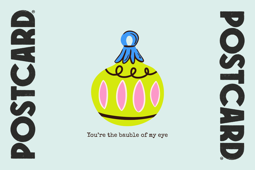 POSTCARD Ribbon Gift Bag