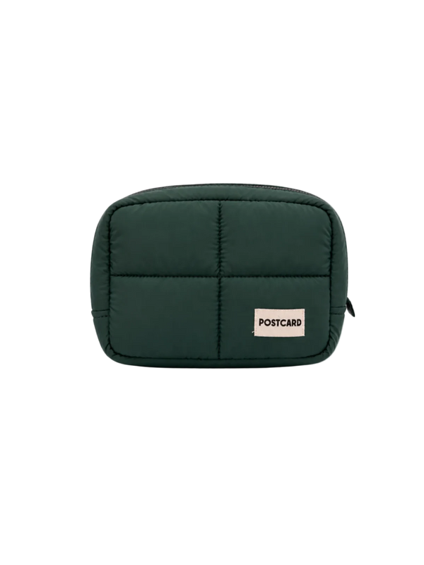 Forest Green Travel Pouch