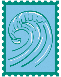 Curl Cove stamp