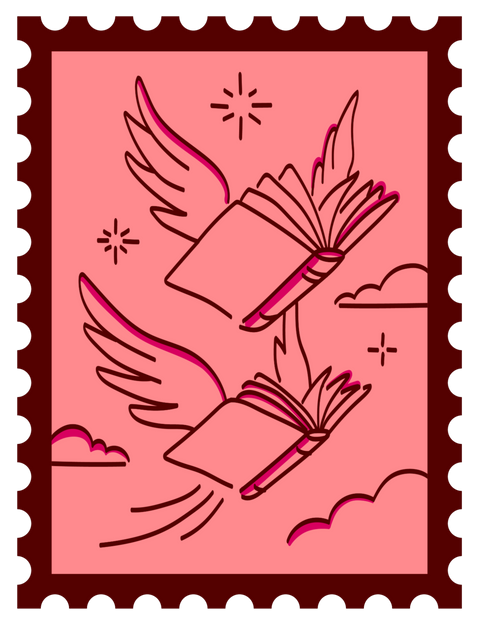 Library Nest stamp