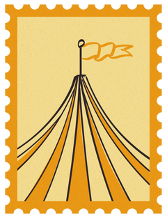 Citrus Circus stamp