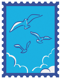 Clear Skies stamp