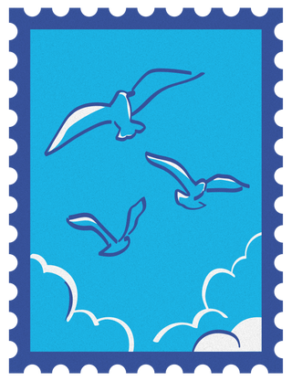 Clear Skies stamp