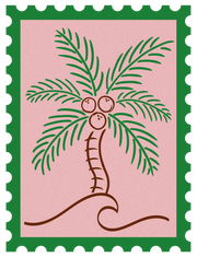 Coconut Beach stamp