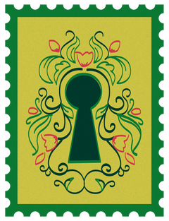 Hidden Garden stamp