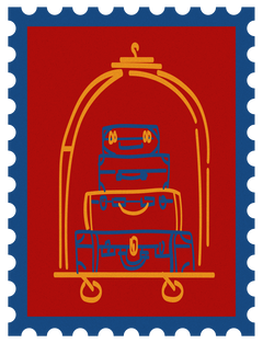 Hotel Lobby stamp