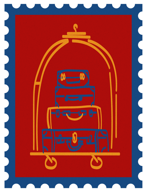 Hotel Lobby stamp