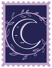 Moon Bloom stamp