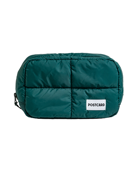 Forest Green Travel Pouch