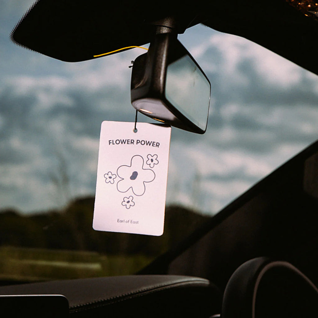 Flower Power Air Freshener used as car freshener