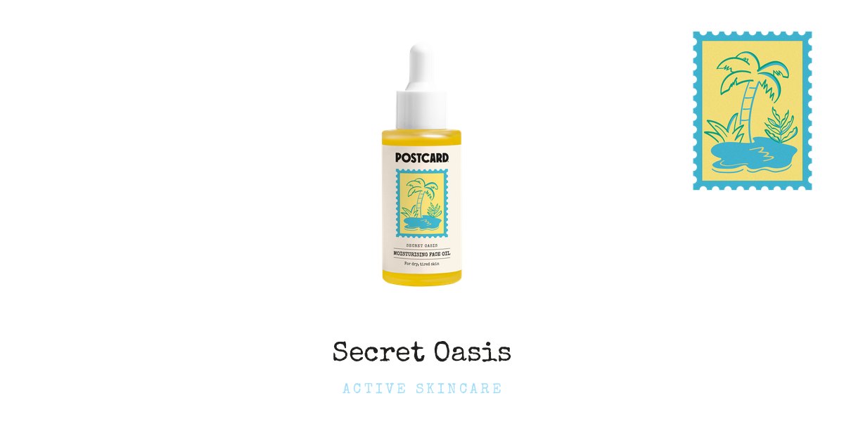 Secret Oasis Facial Oil | Face Oil for Mature or Dry Skin | POSTCARD ...